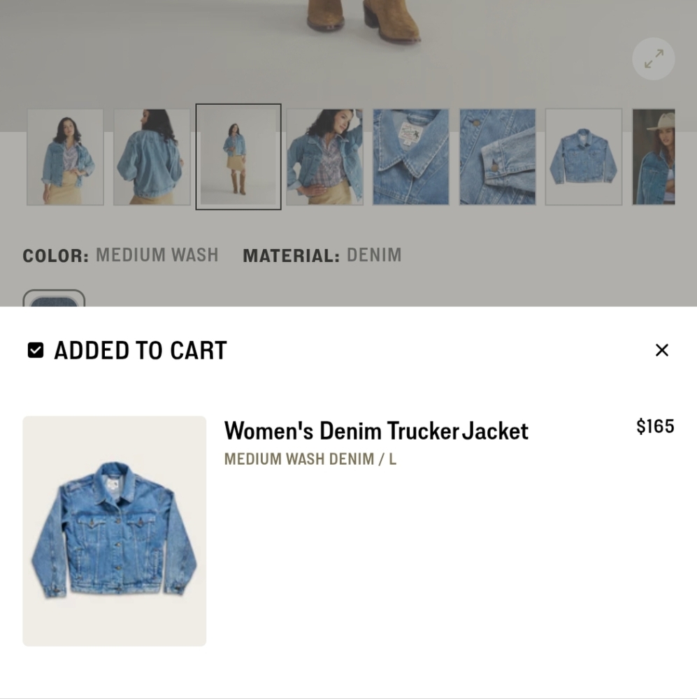 Tecovas Medium Wash Denim Jacket